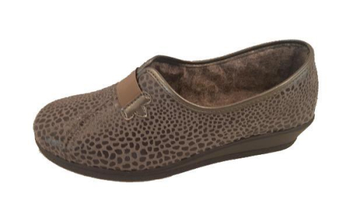 Rohde Pantoffel 2537 17 in de kleur grijs