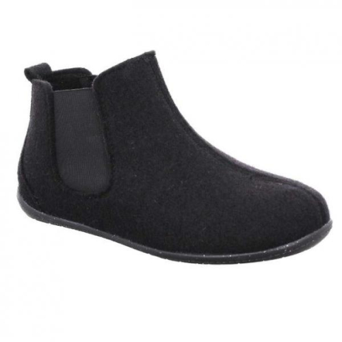 Rohde Pantoffel 6868 90 in de kleur zwart