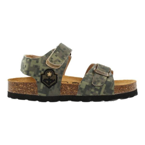 Develab Sandaal 48269 559 in de kleur kaki