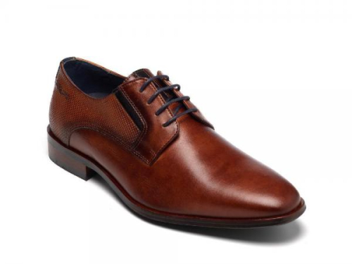 Berkelmans Lage veterschoen SAMEIRO 100005802 in de kleur cognac