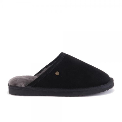 Warmbat Classic Suede CLC521099 in de kleur zwart