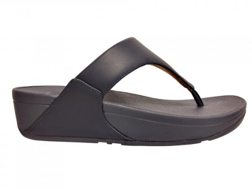 FitFlop TM Lulu Leather ToePost l88 A15 in de kleur blauw