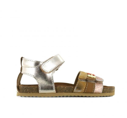 Shoesme Sandaal Gold Flowers IC23S025-C in de kleur goud