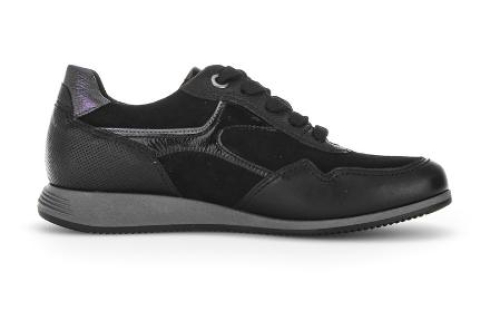 Gabor Sneaker Combi Paars G 36.405.37 G in de kleur zwart