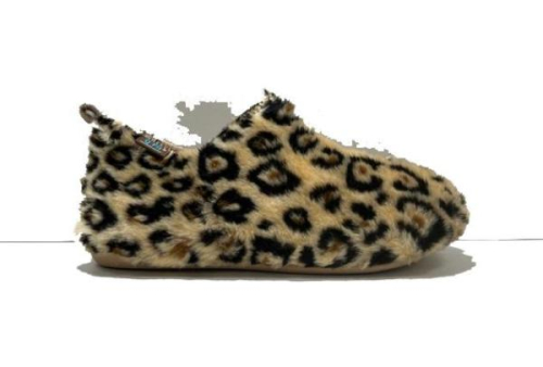 Q fit Home Shoes Lieke Stof Combi Panter 3591.6.036 in de kleur panter