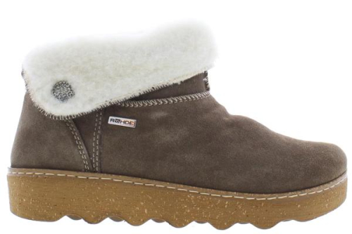 Rohde Vachtpantoffel 6128 77 in de kleur bruin