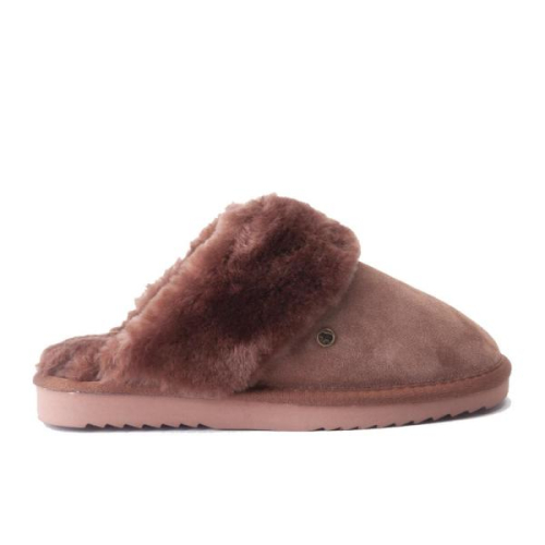 Warmbat Flurry Suede, Muil Bruin/Rood FLS321066 Sequoia in de kleur sequoia