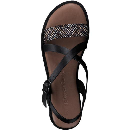 Tamaris Sandaal 1-28111-42-098 in de kleur zwart