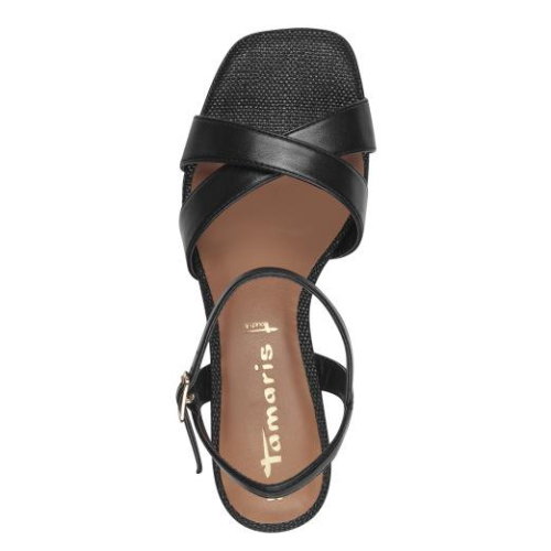 Tamaris Sandaal 1-28320-42-001 in de kleur zwart