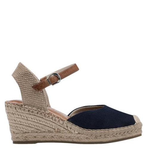 Tamaris Espadrilles 1-1-29610-42-805 in de kleur blauw