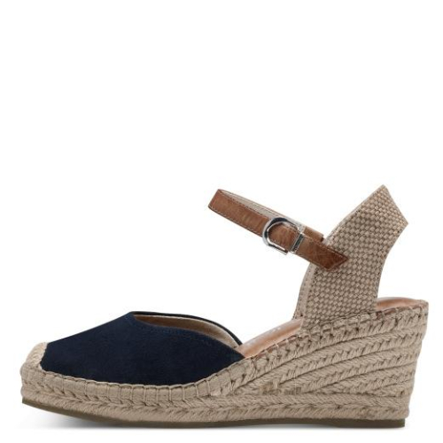 Tamaris Espadrilles 1-1-29610-42-805 in de kleur blauw