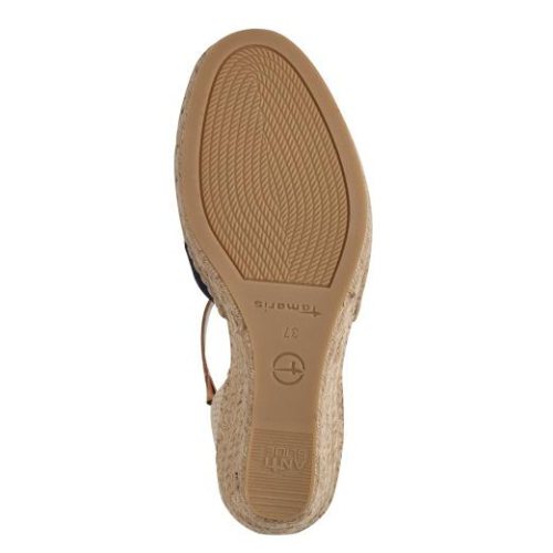 Tamaris Espadrilles 1-1-29610-42-805 in de kleur blauw