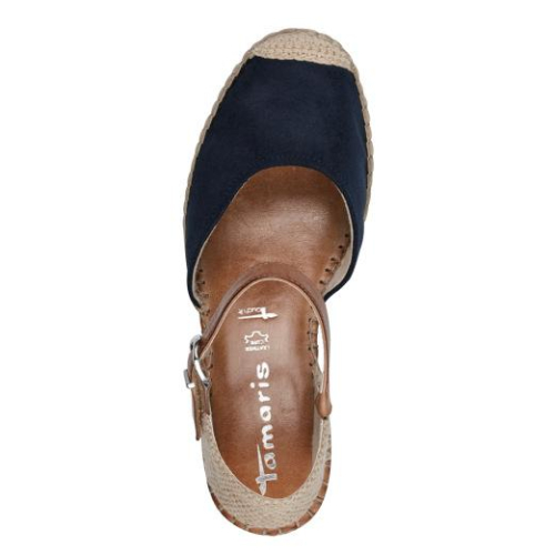 Tamaris Espadrilles 1-1-29610-42-805 in de kleur blauw