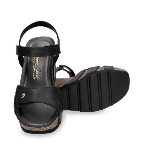 Panama Jack ROMY Klittenband, Slee hak ROMY B4 in de kleur zwart