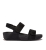 FitFlop TM Lulu Adjustable Shimmerlux Back Strap GA2-090 in de kleur zwart