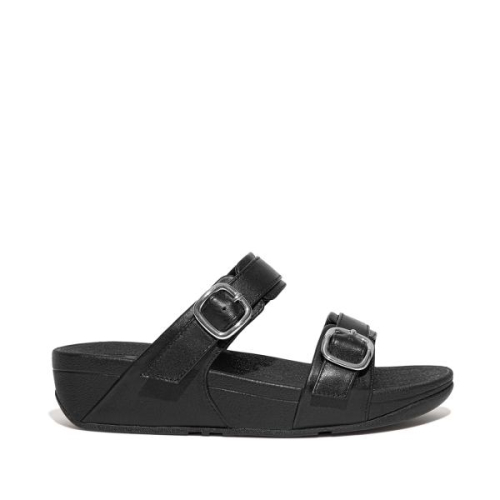 FitFlop TM Lulu Adjustable Slide ES7/090 in de kleur zwart
