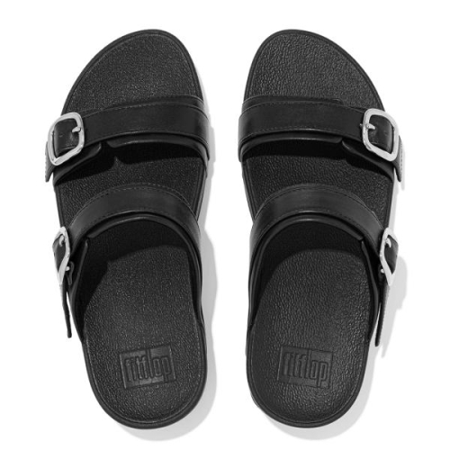 FitFlop TM Lulu Adjustable Slide ES7/090 in de kleur zwart