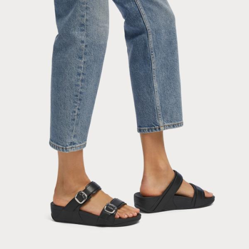 FitFlop TM Lulu Adjustable Slide ES7/090 in de kleur zwart