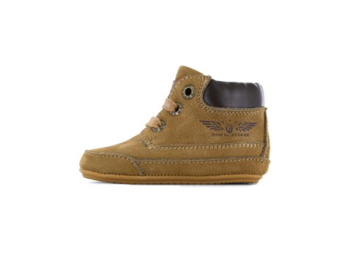 Shoesme leren lopen BP24W002-B in de kleur geel
