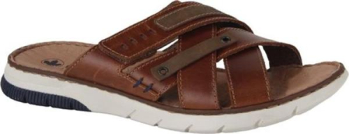 Rieker Kruisband Slipper 25292-24 in de kleur cognac