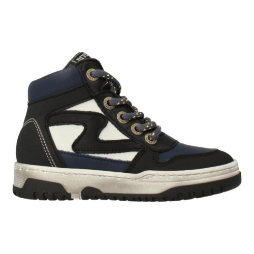 Develab Hoge Sneaker Combi 45183 699 in de kleur blauw