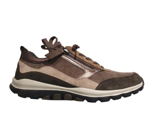 Gabor Sneaker Rollingsoft 56.967.30 in de kleur taupe