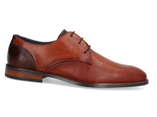 Berkelmans Lage veterschoen ARCOS 2310064208 in de kleur cognac