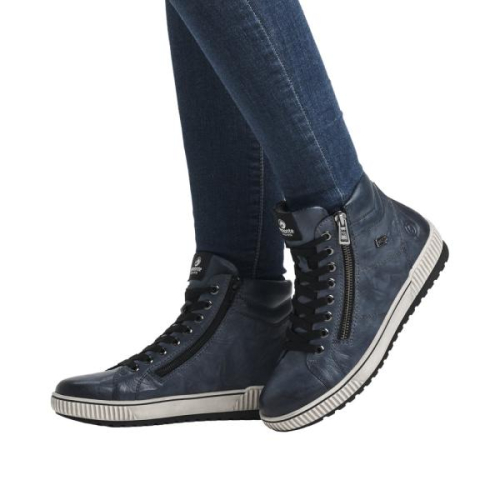Remonte Hoge Sneaker G D0772-15 G D0772-14 G in de kleur blauw