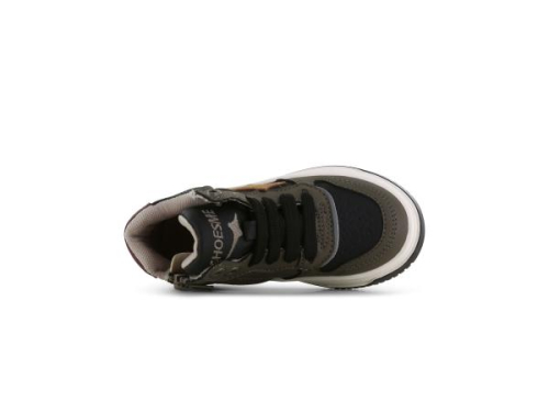 Shoesme Hoge Sneaker Combi Black NO24W006-F in de kleur groen