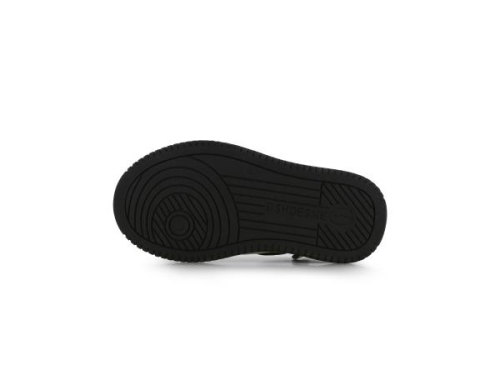Shoesme Hoge Sneaker Combi Black NO24W006-F in de kleur groen