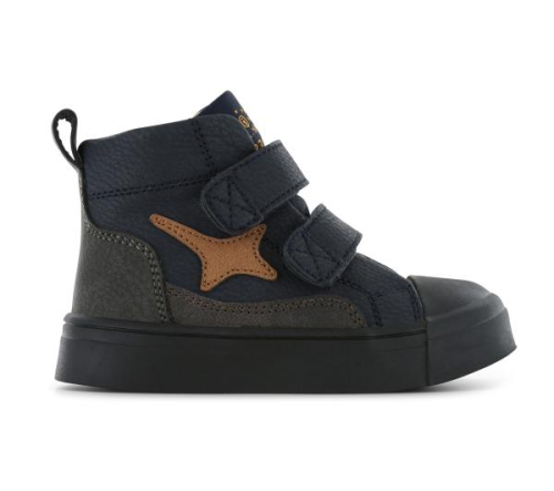 Shoesme Hoge Klittenbandschoen SH24W041-A in de kleur blauw