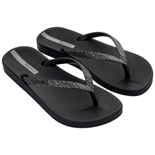 Ipanema Slipper Beige/Gold IP 83308 AG612 in de kleur zwart