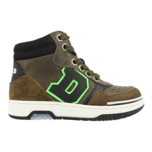 Develab Hoge Sneaker 44305 559 in de kleur kaki
