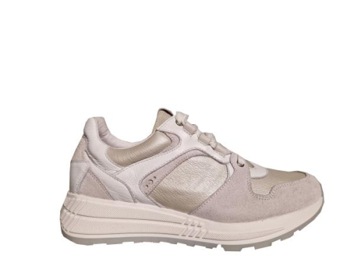 Aqa Sneaker A8725 A47A11 in de kleur wit