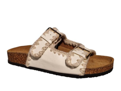 Aqa Sandaal A8766 COL002 in de kleur off white
