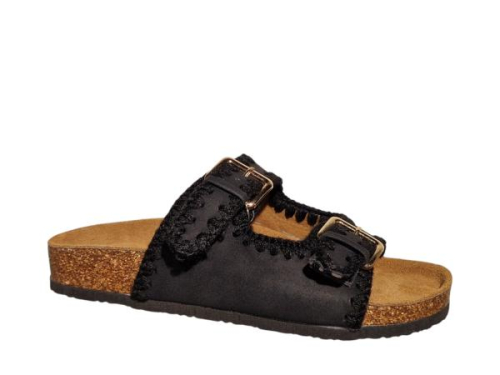 Aqa Sandaal A8766 COL005 in de kleur zwart