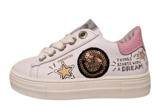 Develab Sneaker FANTASY 47030 459 in de kleur wit