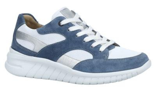 Hartjes Veterschoen WAVE SHOE G Combi Wit 1622402314302 in de kleur blauw