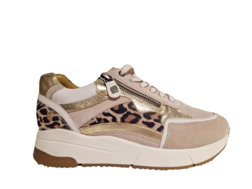 Helioform Sneaker H Combi Panter 284.002-0357 H in de kleur beige
