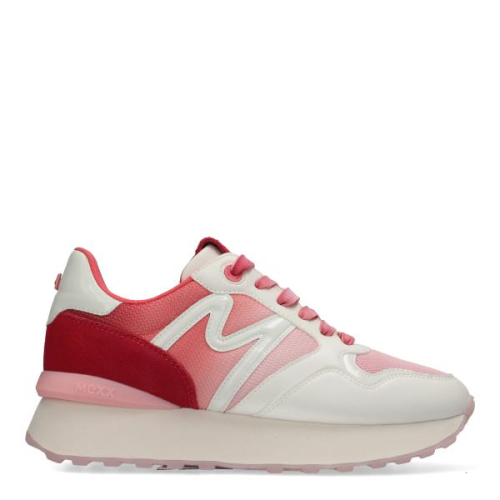 Mexx Sneaker JUJU Combi Pink Ml001003951W-02 5013 in de kleur wit