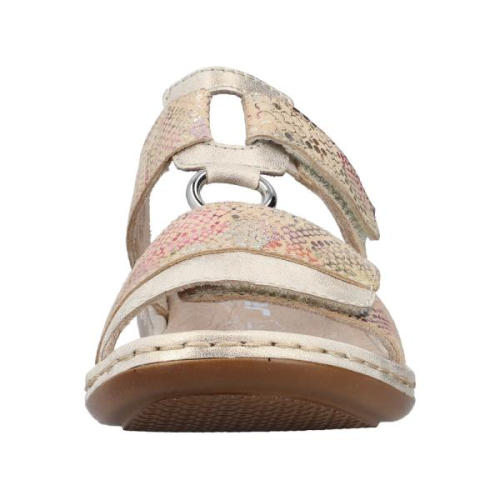 Rieker Slipper 659X6-90 in de kleur beige