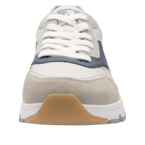 Rieker Sneaker G Combi Blauw U0906-81 in de kleur beige