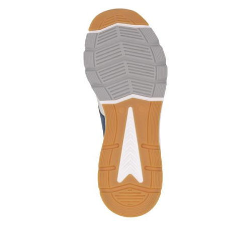 Rieker Sneaker G Combi Blauw U0906-81 in de kleur beige