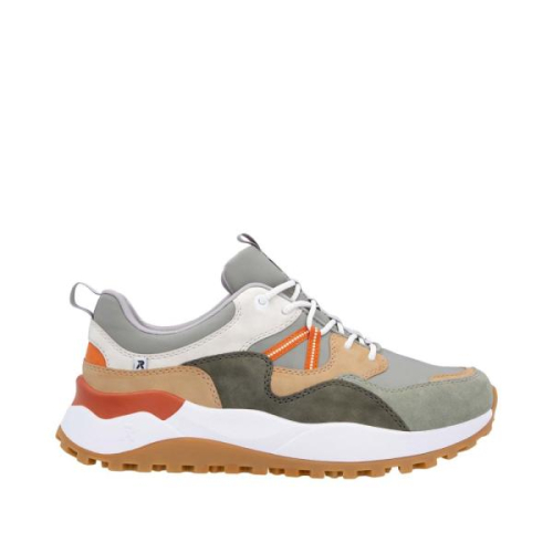 Rieker Sneaker G U1301-52 in de kleur groen