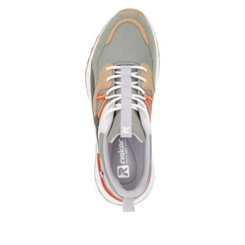Rieker Sneaker G U1301-52 in de kleur groen