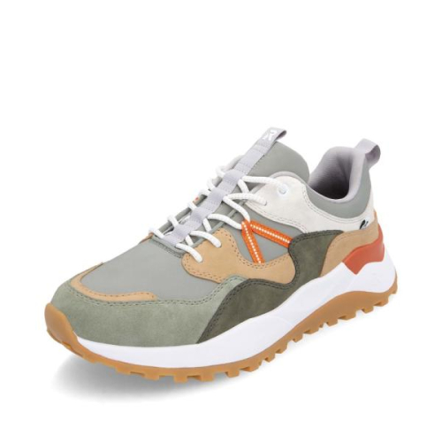 Rieker Sneaker G U1301-52 in de kleur groen