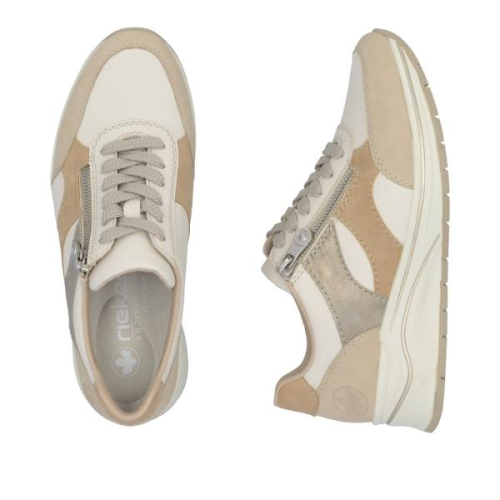 Rieker Sneaker H N9518-60 H in de kleur off white