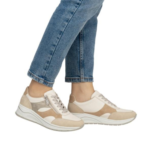 Rieker Sneaker H N9518-60 H in de kleur off white