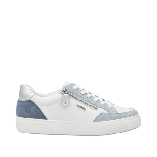 Remonte Sneaker G Combi Blauw D2J01-80 in de kleur wit