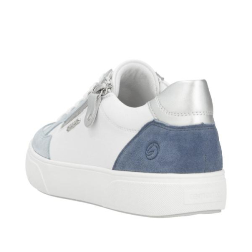 Remonte Sneaker G Combi Blauw D2J01-80 in de kleur wit